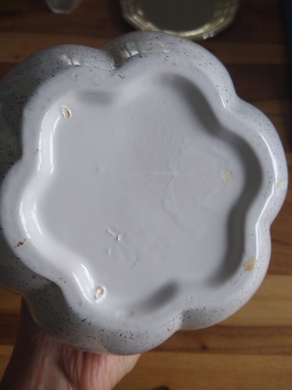 Vasen & Gefässe: White Ceramic Vase, Speckled, Modern, Autumn Decor – Gebraucht aus Dübendorf von rol_fm6d 2