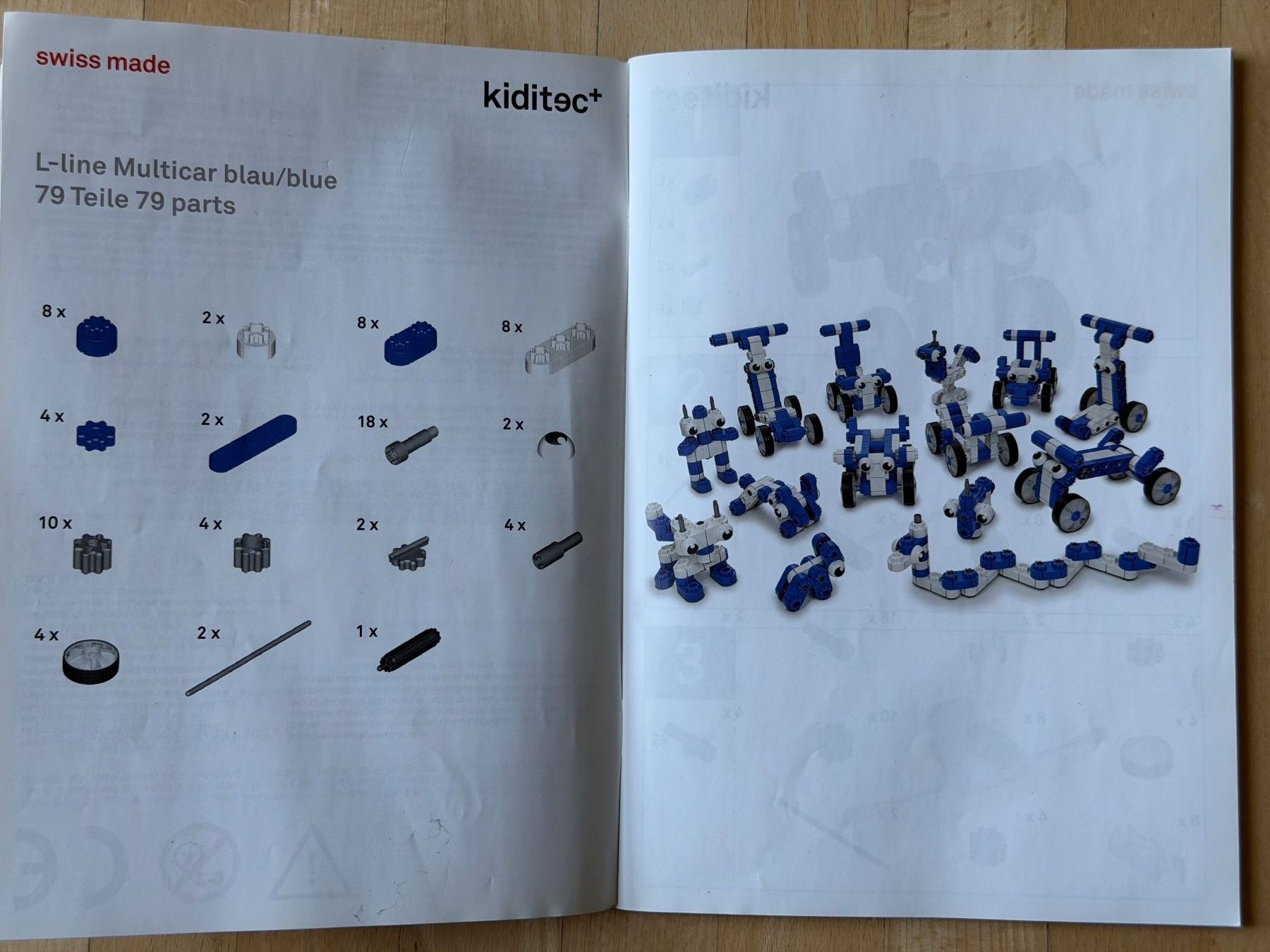 Kit di costruzioni: Kiditec Multicar blue L-Line – Usato da Zuerich venduto da Gvade 2
