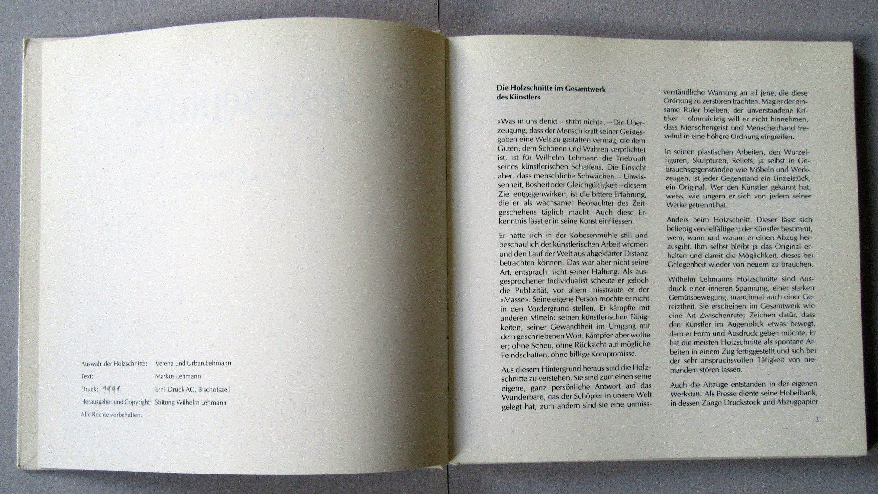 Libri: Holzschnitte Wilhelm Lehmann – Usato da Suhr venduto da Pons7 1