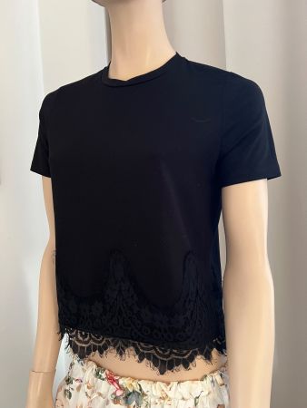 T-Shirts Vero Mode mit Spitzenbesatz, Gr. S