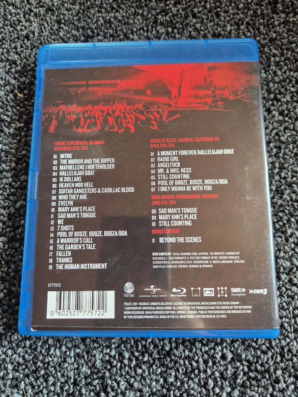 Tutti i DVDs: Volbeat - Live From Beyond Hell/Above Heaven – Usato da Ruswil venduto da jan_bxl5 1