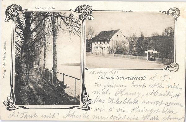 Cartoline postali: Schweizerhalle Soolbad – Usato da Olten venduto da clotaldi