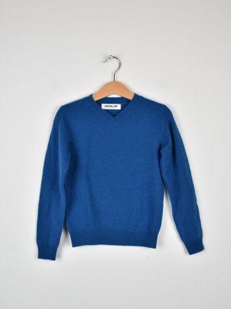 Noolur Kaschmirpullover Gr.116, neu, petrol