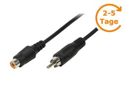Audiokabel, Cinch Stecker/Kupplung 5 m