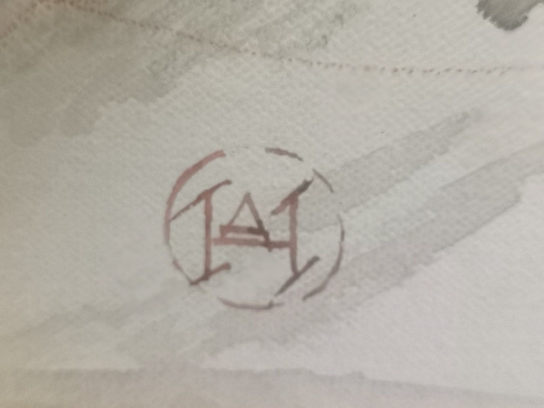 Dipinti: AQUARELLE SIGNÉE Probablement Chine – Usato da Genève venduto da Qanil77 4