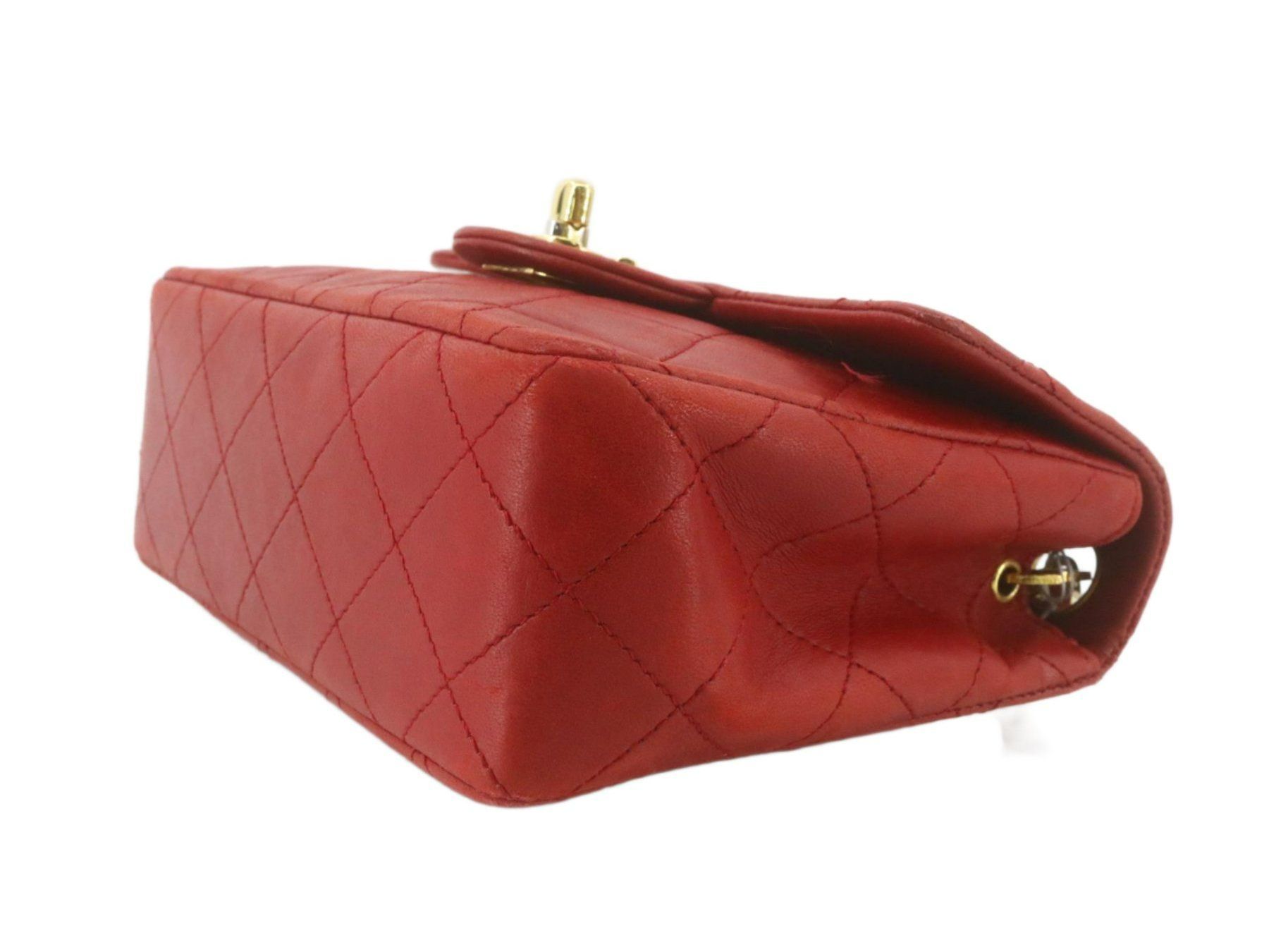 Chanel Borse da donna: Chanel Vintage Single Flap Bag Rot – Usato da Zürich venduto da Liloubags 6
