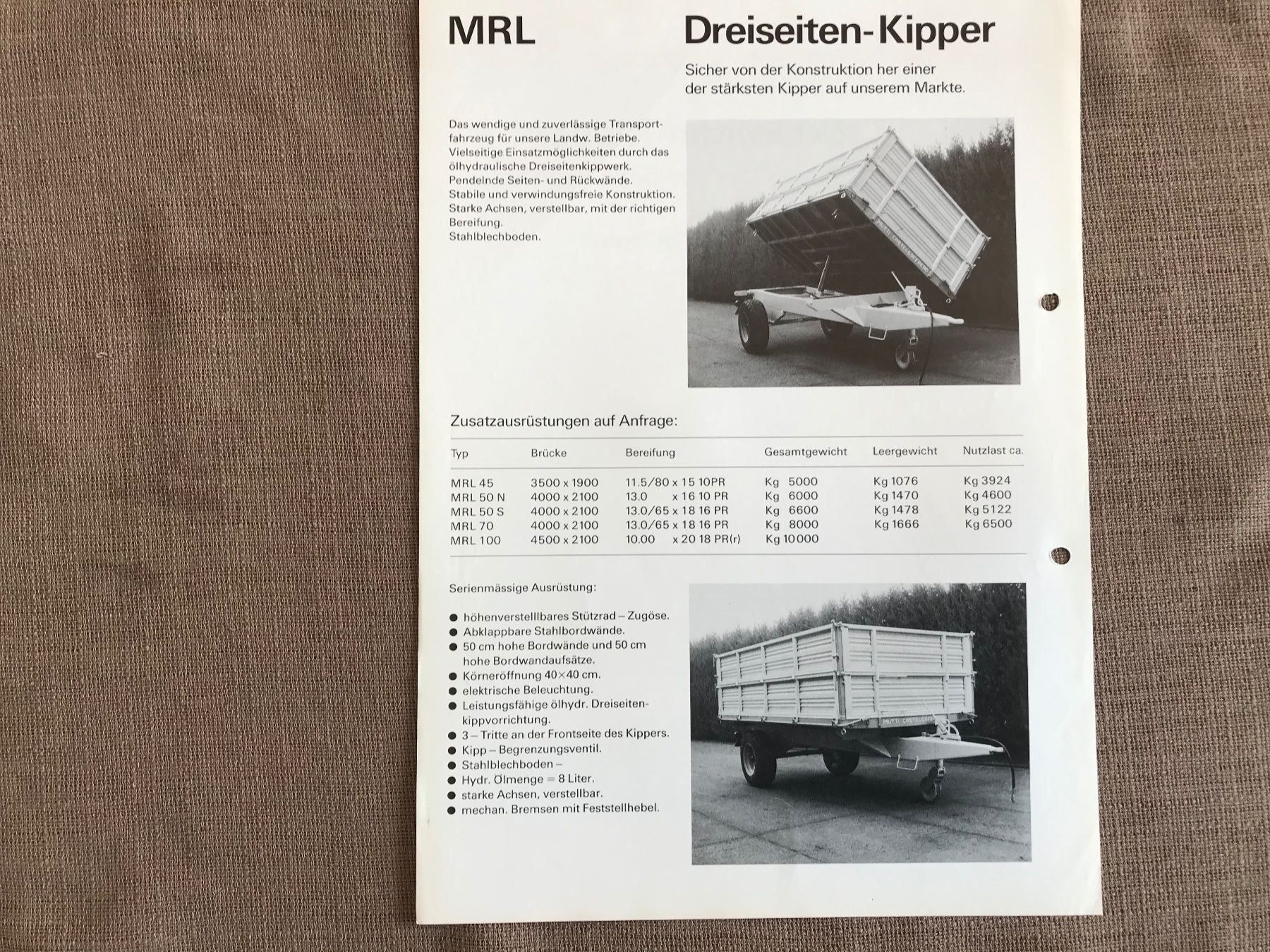 Trattori: Kipper Prospekt – Usato da Balterswil venduto da Jeko1967 1