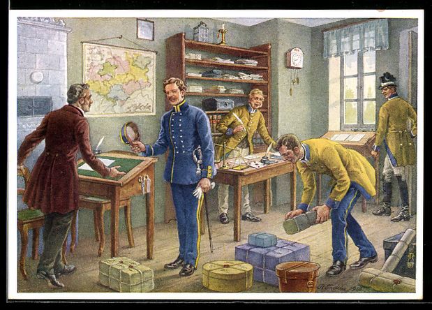 Entiers postaux: Poststube mit Postbeamten 1852, Der Samm – D'occasion à Berlin par bartko-reher