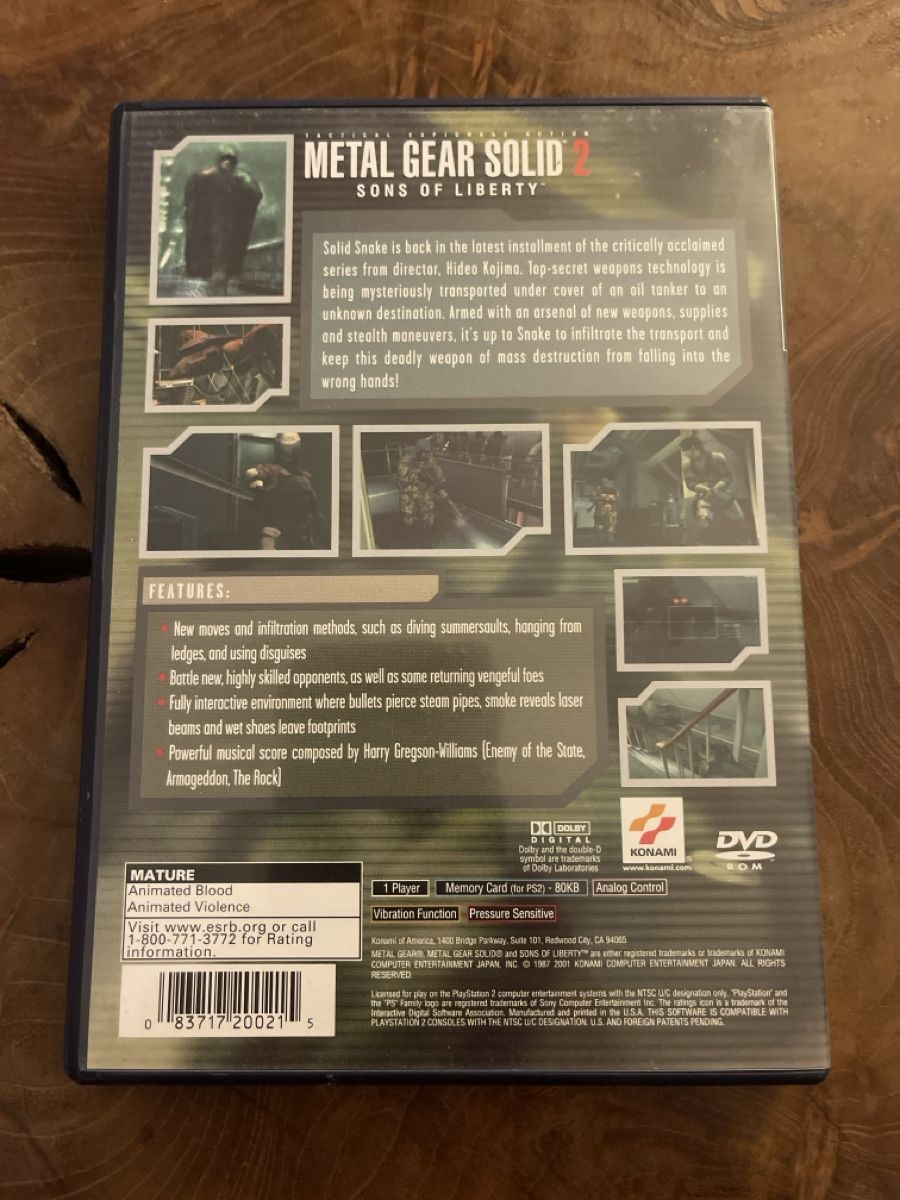 Spiele: Metal Gear Solid 2 PS2 - Un Classique à Redécouvrir ! – Neu (gemäss Beschreibung) aus Renens VD von dan_b8tt 1
