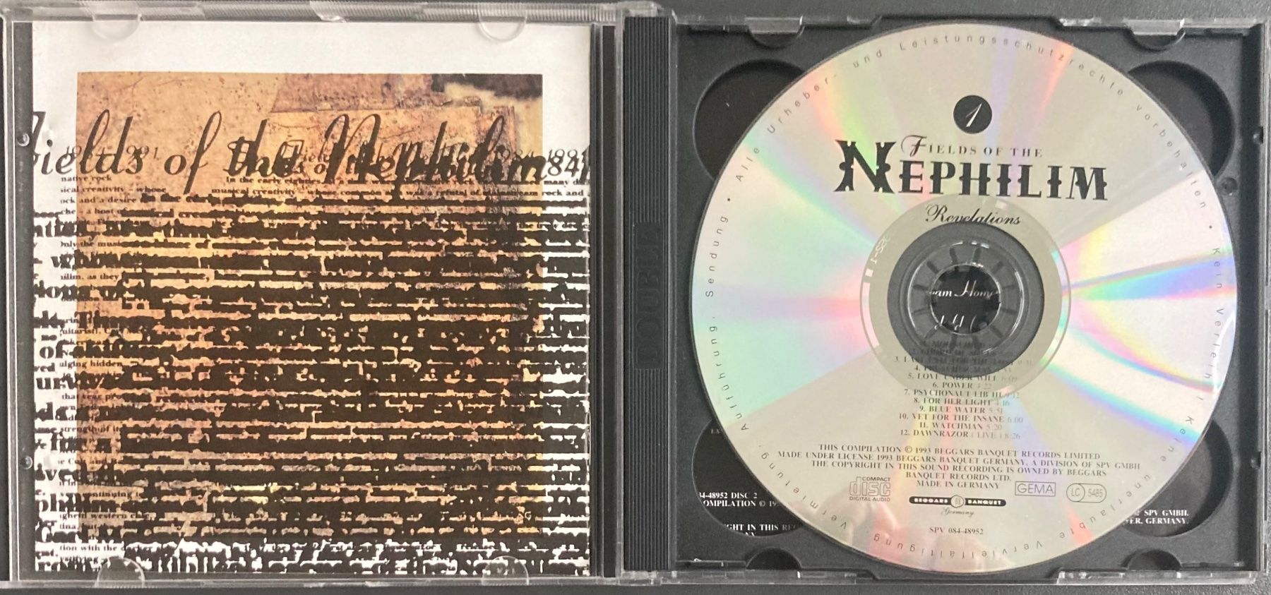 CD: FIELDS OF NEPHILIM - REVELATIONS – Usato da Poliez-Pittet venduto da Newtown-Records 2