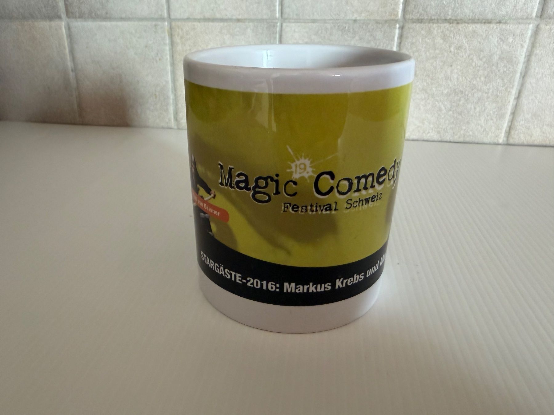 Tazze: Henkeltasse mit Comedy Motiv – Nuovo e nell'imballaggio originale da Herrenhof venduto da Orchidee63 1