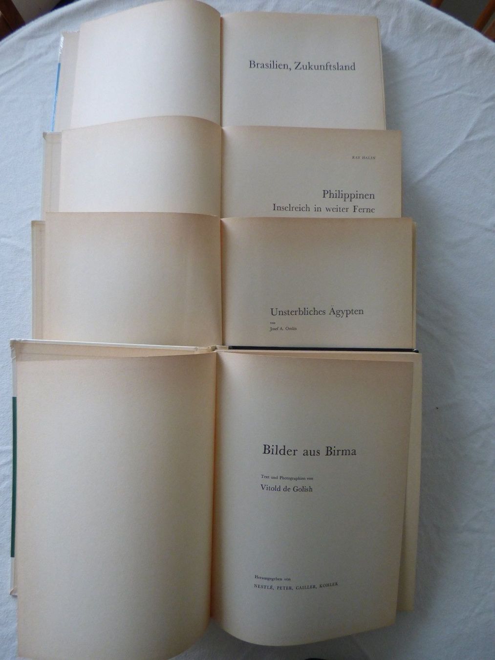 Bücher: 4  alte Bildbände ("Nestlé" Verlag) – Gebraucht aus Zürich von Goulliver 6