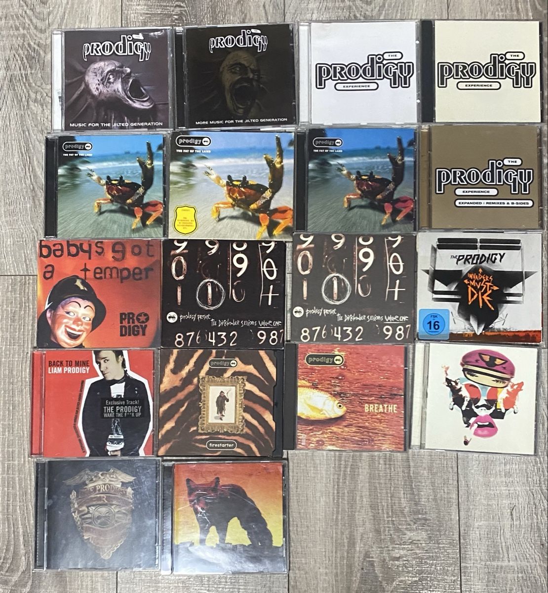 The Prodigy CD Collection 16 Albums Great Condition (Gebraucht) in