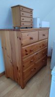 Holz-Kommode massiv mit Schubladen gebraucht