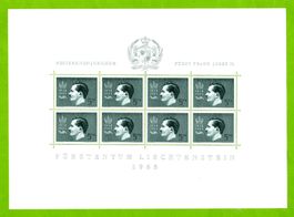1963 Reg. Jubiläum Franz Josef II. Kleinb. postfr. LBK 60.--