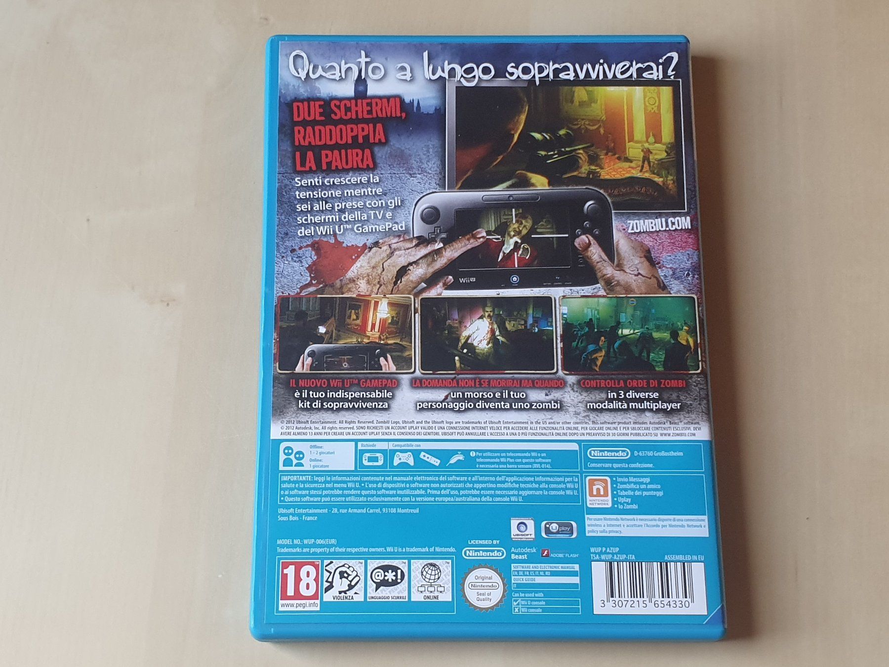 Nintendo Giochi: Zombi U ITA – Usato da Stansstad venduto da collectorsshop 1