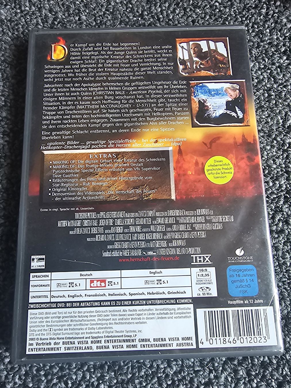 Tous les DVDs: Die Herrschaft des Feuers (22429) – D'occasion à Ruswil par jan_bxl5 1