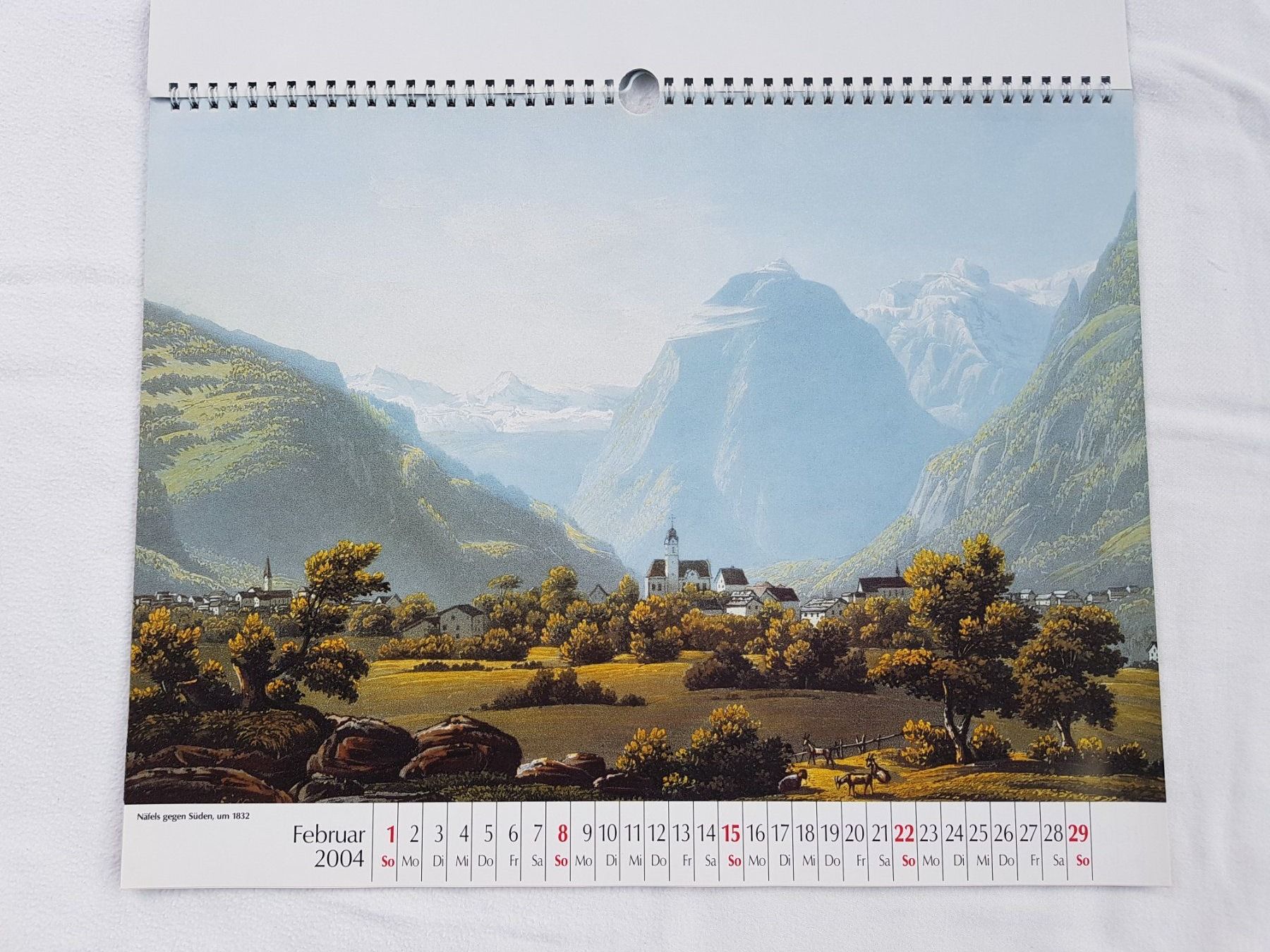 Kalender: 20-jähriger Wandkalender "Romantisches Glarnerland" – Gebraucht aus Näfels von SuEdHe 1