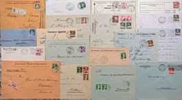 LOT uralte Belege TELLENZEIT seltene Frankaturen top ab 1.-