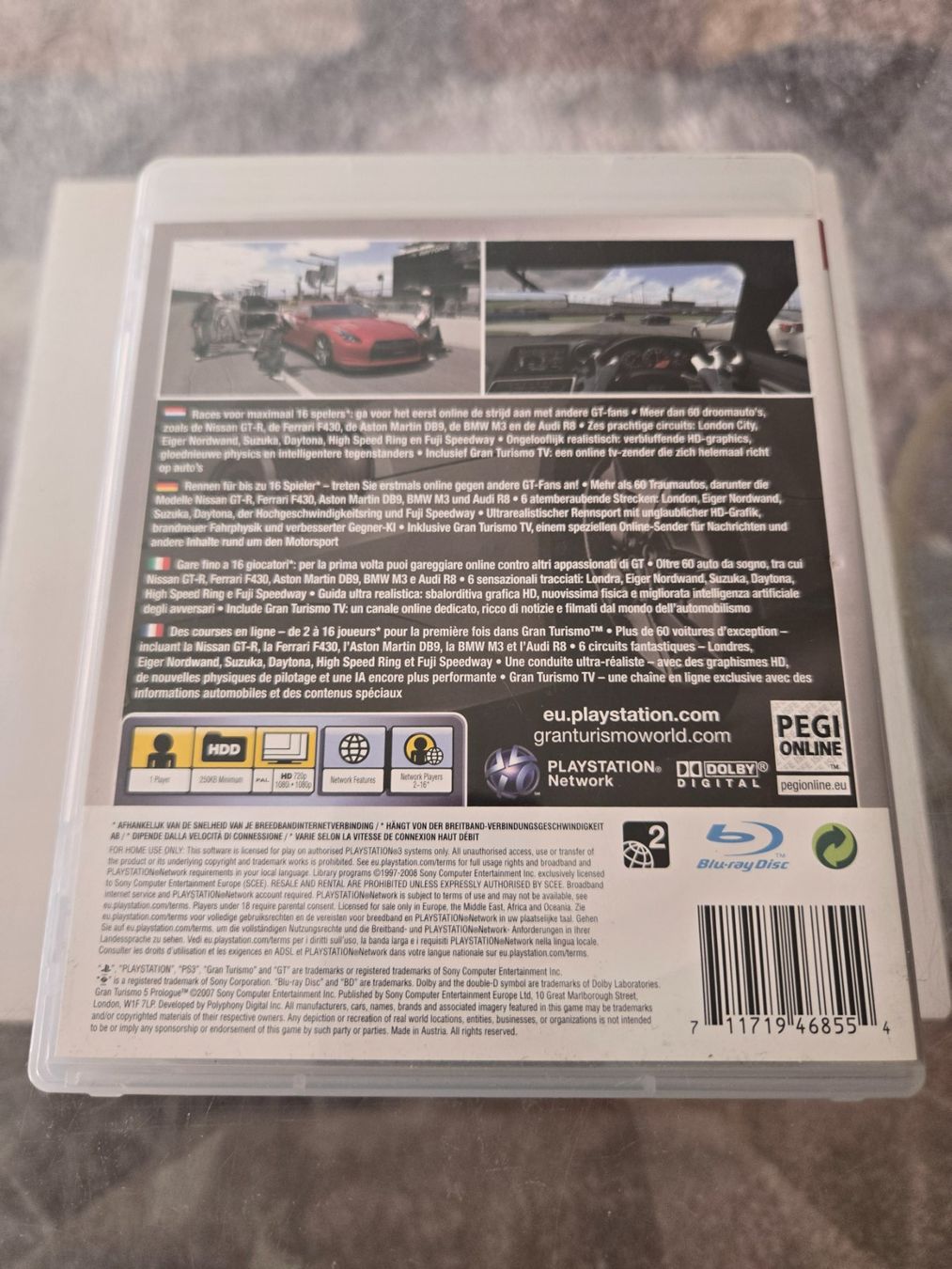 Jeux: Gran Turismo 5 Prologue PS3 – D'occasion à Bussigny par Kfdlt 1