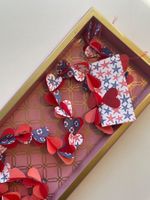 Papier-Herzgirlande – handgemacht & recycelt – dekorativ