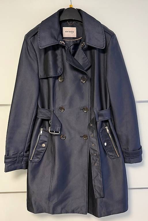 Orsay Mäntel: Orsay dunkelblauer Trenchcoat Groesse 36/38 – Gebraucht aus Ehrendingen von ErikaKrisztina