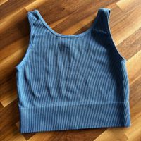 Sporttop Only Play S/M Rippstrick blau