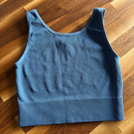 Sporttop Only Play S/M Rippstrick blau
