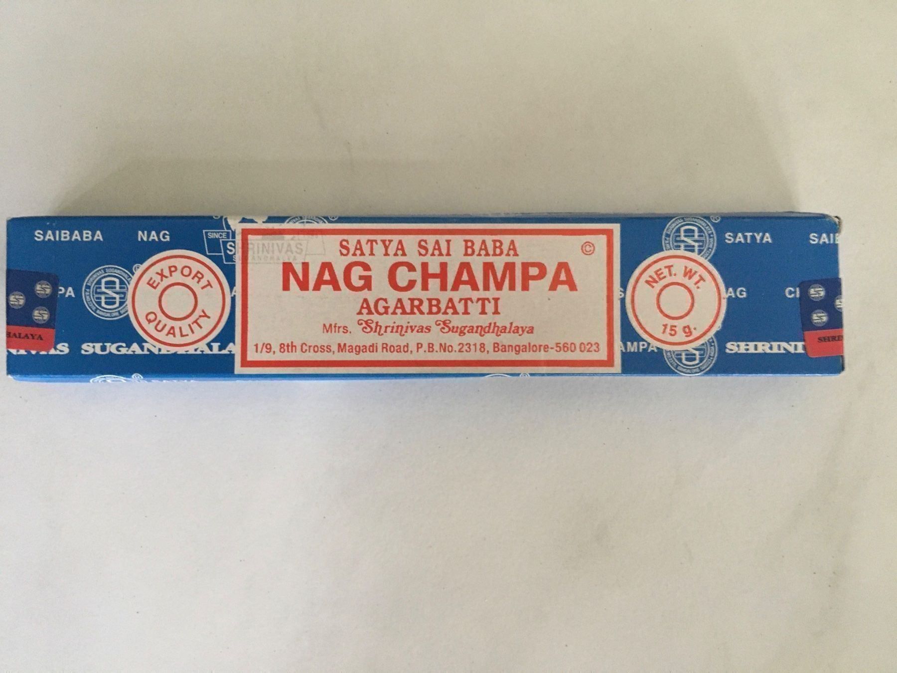 Candele: Orginal Nag Champa Räucherstäbchen – Nuovo e nell'imballaggio originale da Fislisbach venduto da Eye-Arts