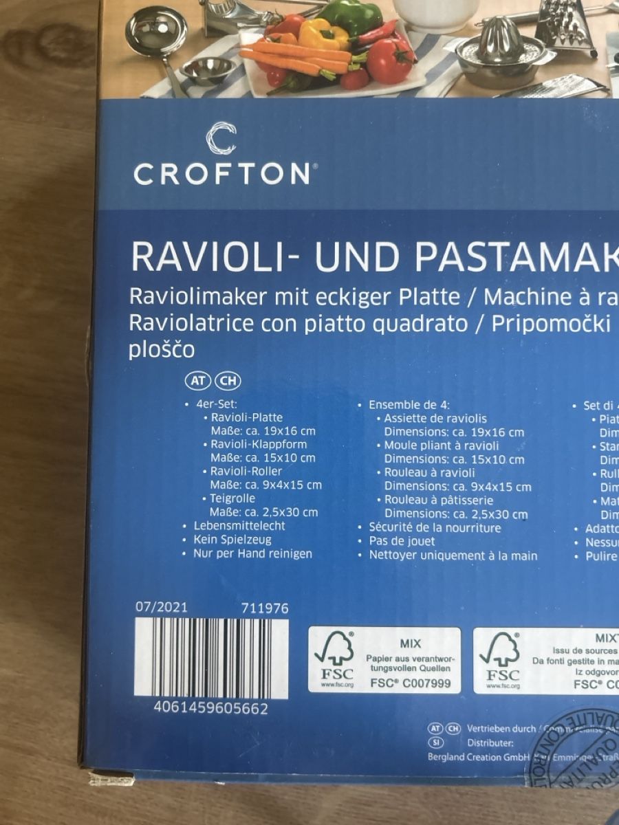 Cuisines complètes: Ravioli- und Pastamaker – Neuf (Voir description) à Laupen BE par erii.blabla 1