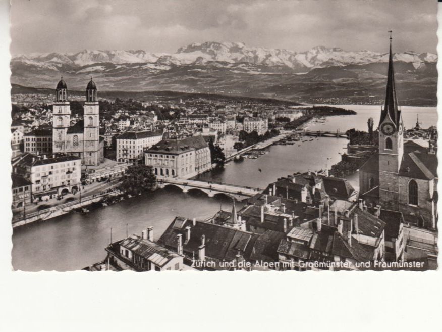 Cartoline postali: Zürich ca. 1940 – Usato da Bürglen TG venduto da StampGraf