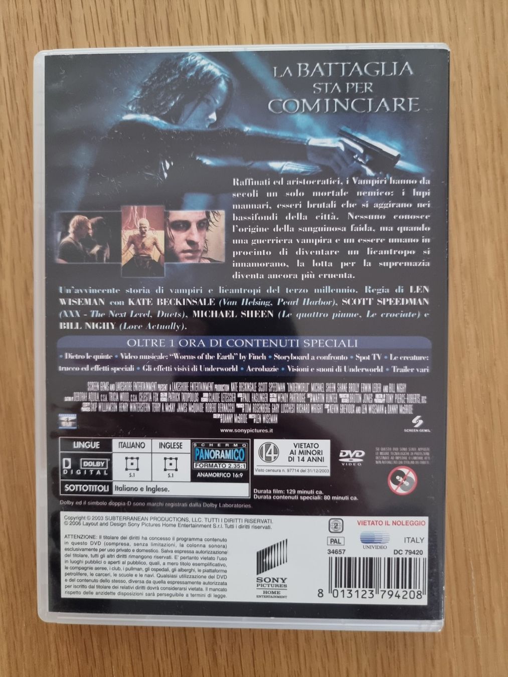 Alle DVDs: Underworld Extended Cut DVD Italienisch – Gebraucht aus Näfels von energie2925 1