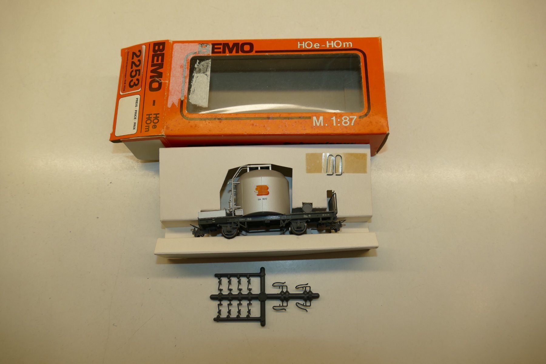 Bemo Modelleisenbahnen: Bemo H0m: RhB Zementtransportwagen – Neu (gemäss Beschreibung) aus Niederhasli von rail-duerst