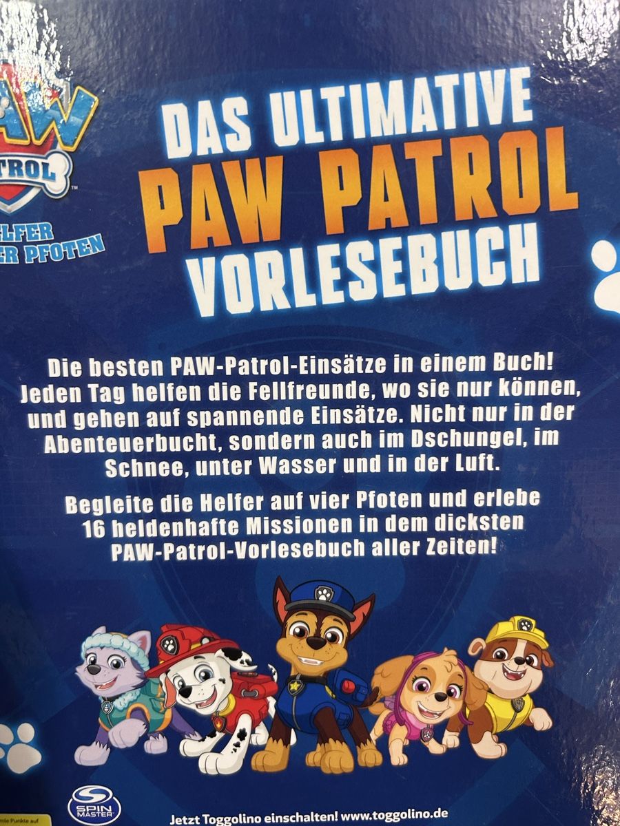 Libri: Das ultimative Paw Patrol Vorlesebuch – Usato da Jona venduto da Tidy76 2