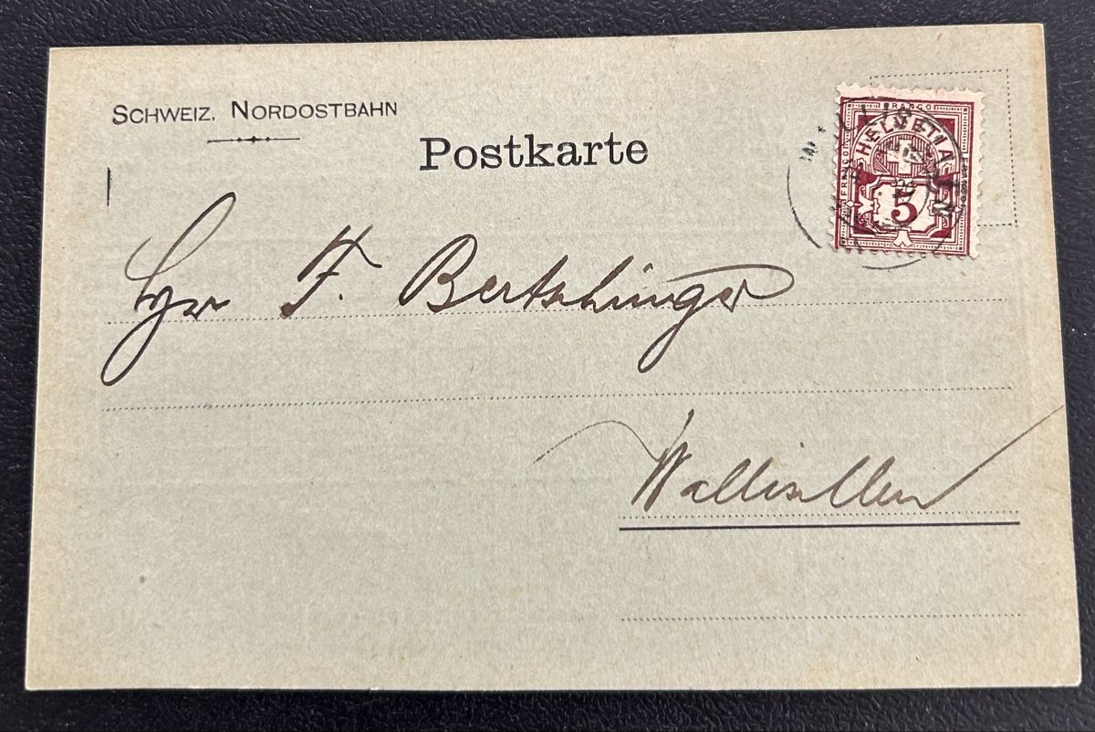 Alle Briefmarken: Avis Karte Wallisellen  – Gebraucht aus Horw von Tellbub