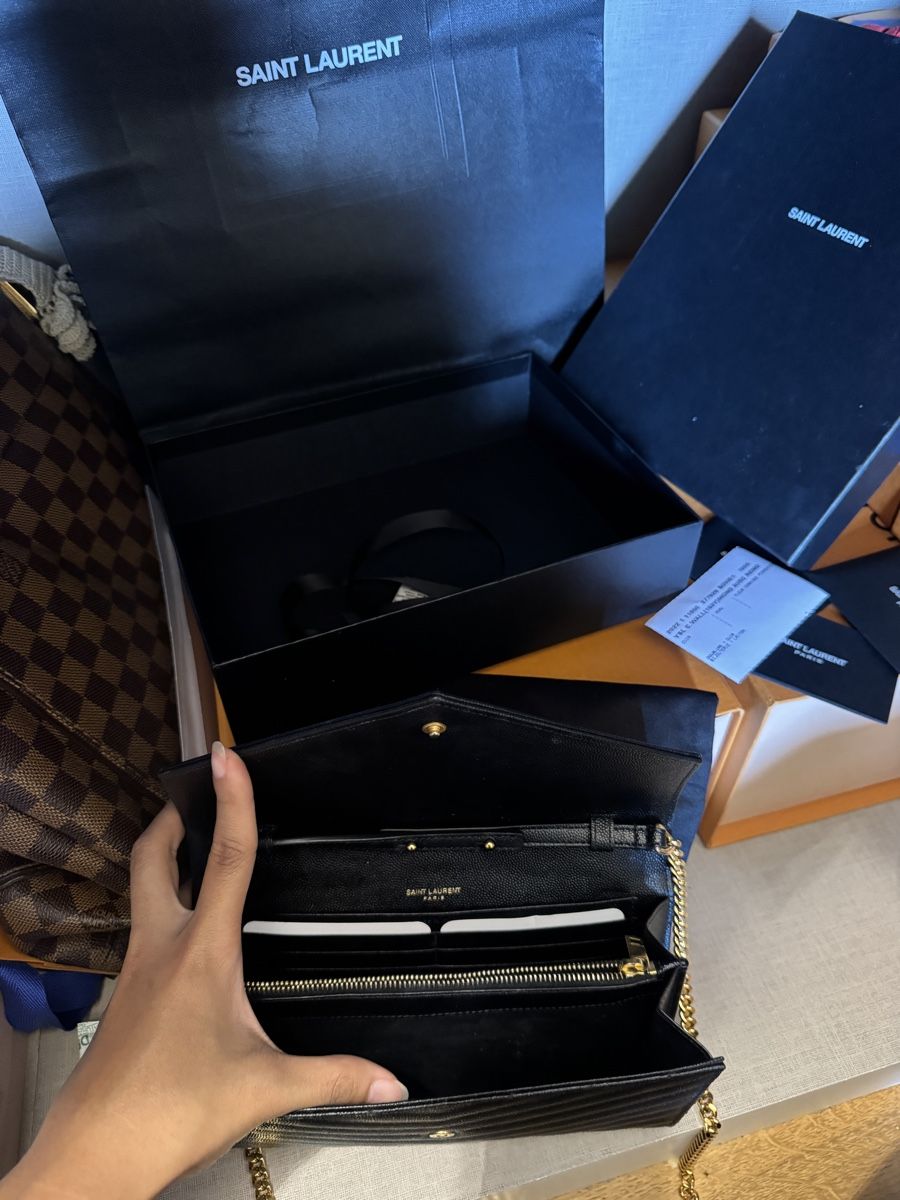 Saint Laurent Borse da donna: Saint Laurent Classic Chain Wallet (WOC 9) Full set – Usato da Widnau venduto da Pukpan_99 5