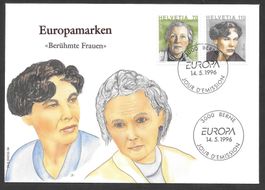 FDC Serie 893 - 894 ET Berne 14.5.1996 schön illustriert