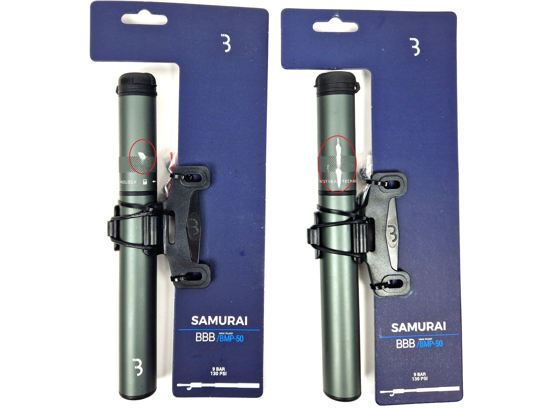 Pompe: BBB Velopumpe Samurai BMP-50 2 Stk. – Nuovo (secondo la descrizione) da Basel venduto da Restwert_Basel 7
