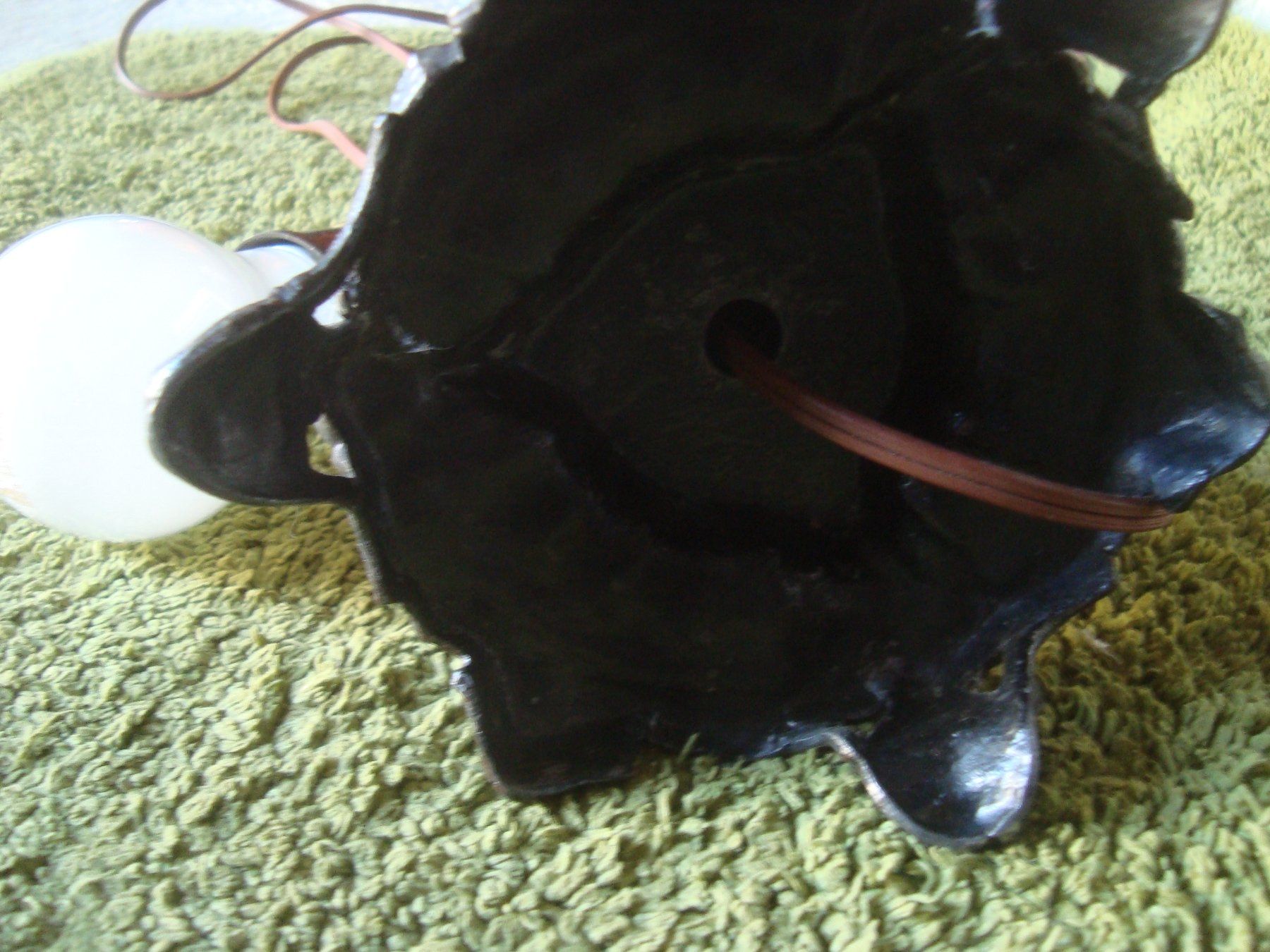 vintage Tischstehlampe Guss mit elektr. used (Defekt) in Wädenswil für ...