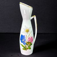 Vase Ottlinger Sevelen porcelaine peint fleurs Liechtenstein