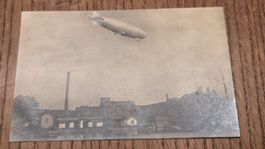 1924 Ansichtskarte  Amerika-Zeppelin Z.R.III über Holzverkoh