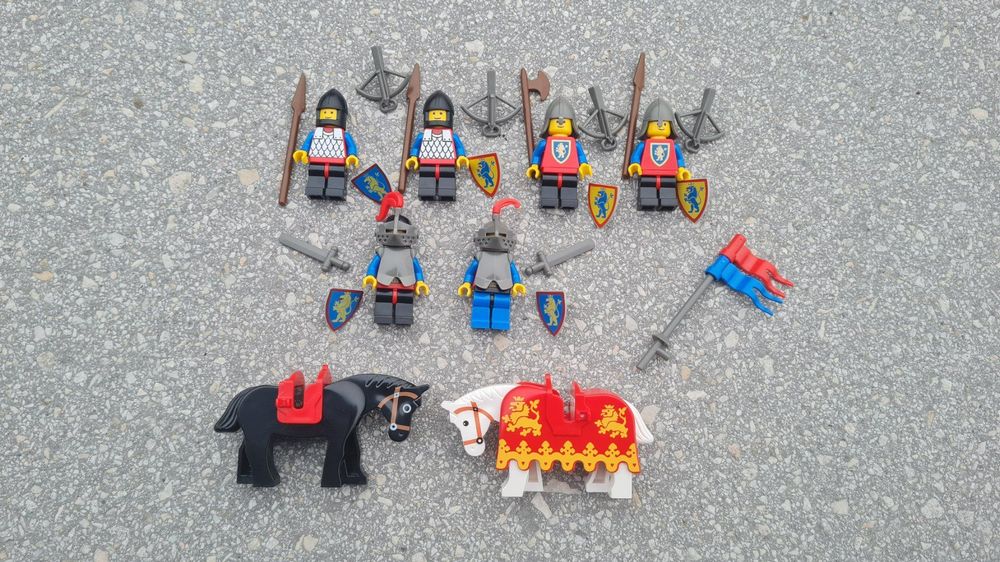 Lego / Set 6081 / Minifiguren / 6 * Ritter / Castle /JG 1990 (Gebraucht ...