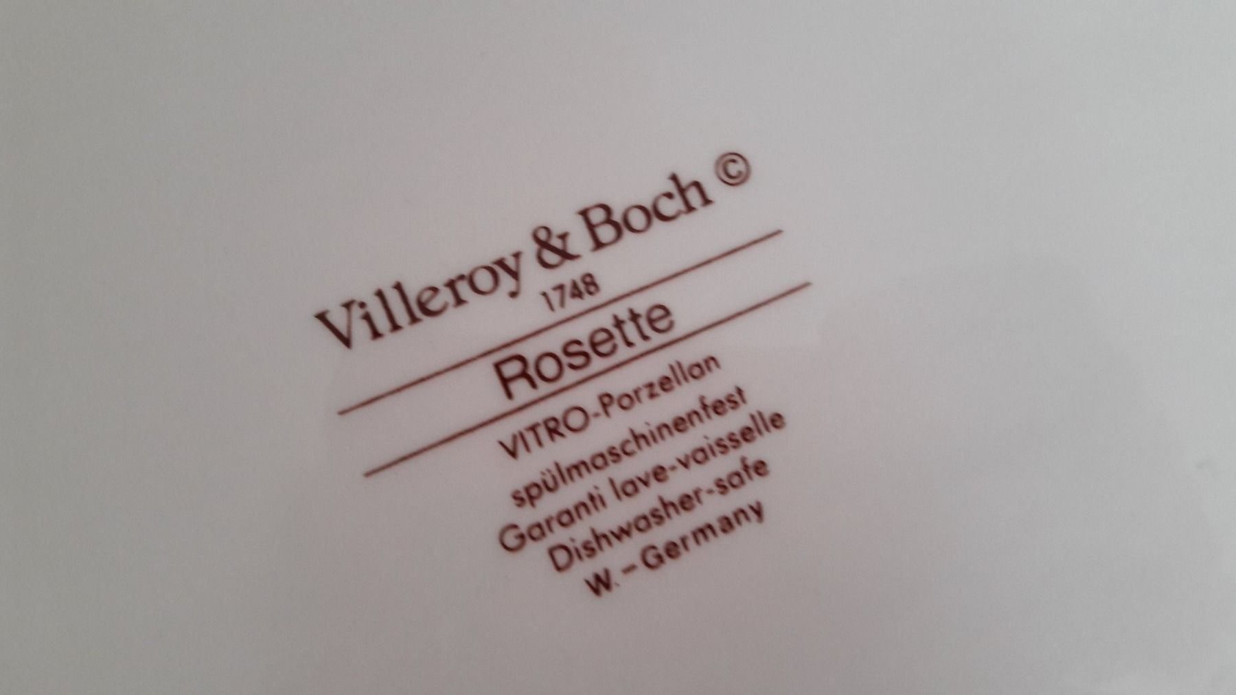 Villeroy & Boch Servierplatten: Villeroy & Boch V&B Rosette Platte – Gebraucht aus langenthal von rundholz7 4