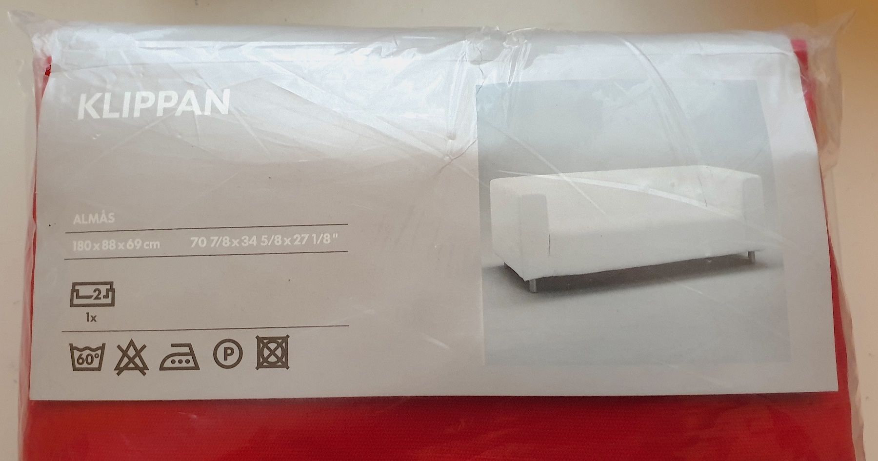 Tessuti: IKEA Klippan Bezug, rot, neu & originalverpackt – Nuovo e nell'imballaggio originale da Zürich venduto da veliero 2