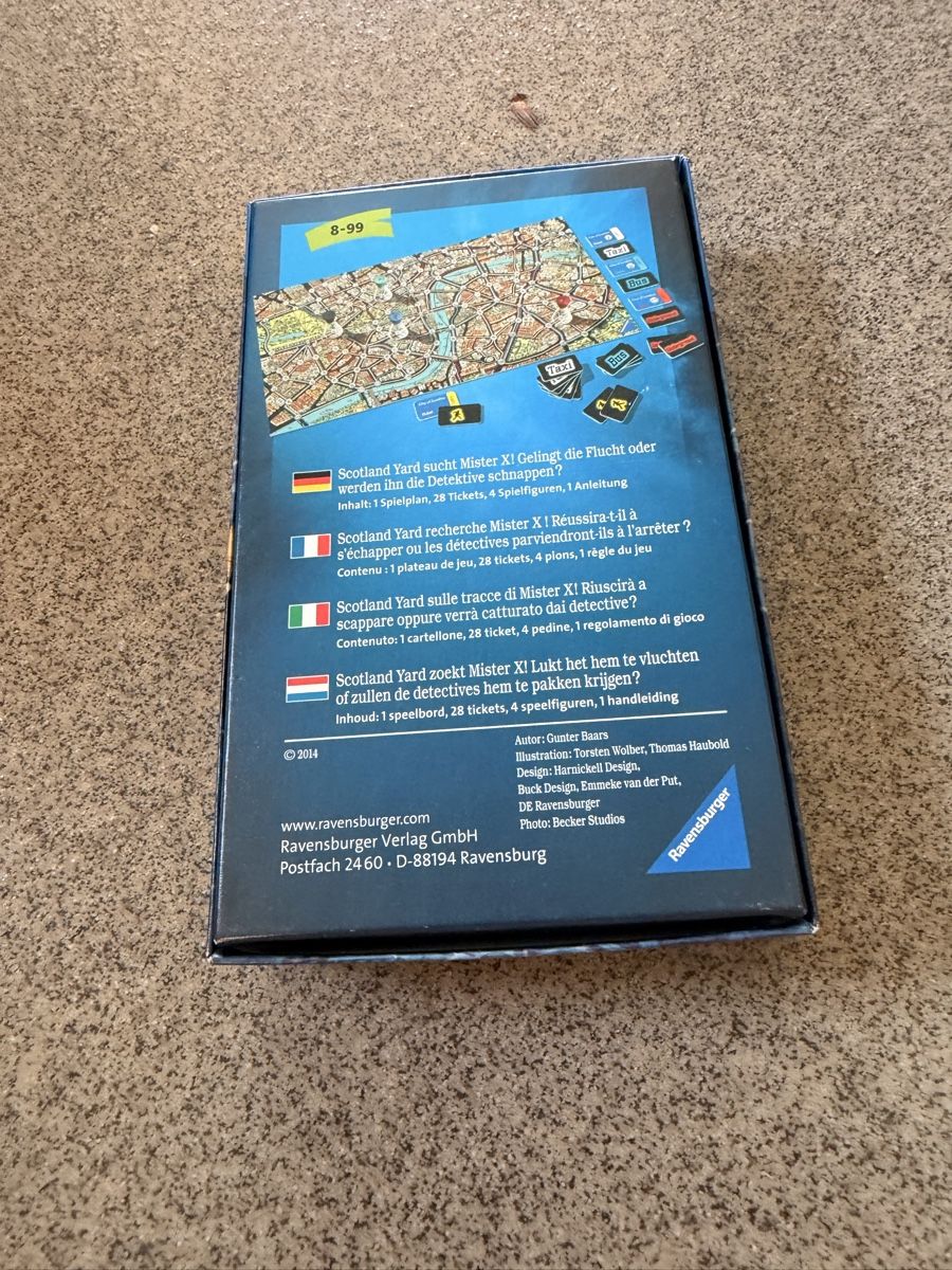 Ravensburger Giochi: Scotland Yard Reisespiel – Usato da Lachen SZ venduto da Claudia8281 1