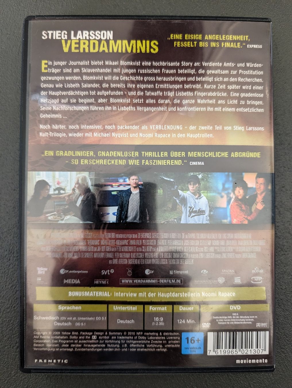 Tous les DVDs: Stieg Larsson Verdammnis DVD  – D'occasion à Münsingen par Rehtre 1