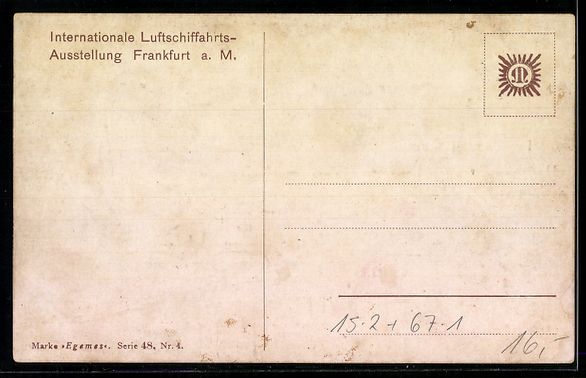Cartes postales: Frankfurt / Main, Internationale Luftsch – D'occasion à Berlin par bartko-reher 1