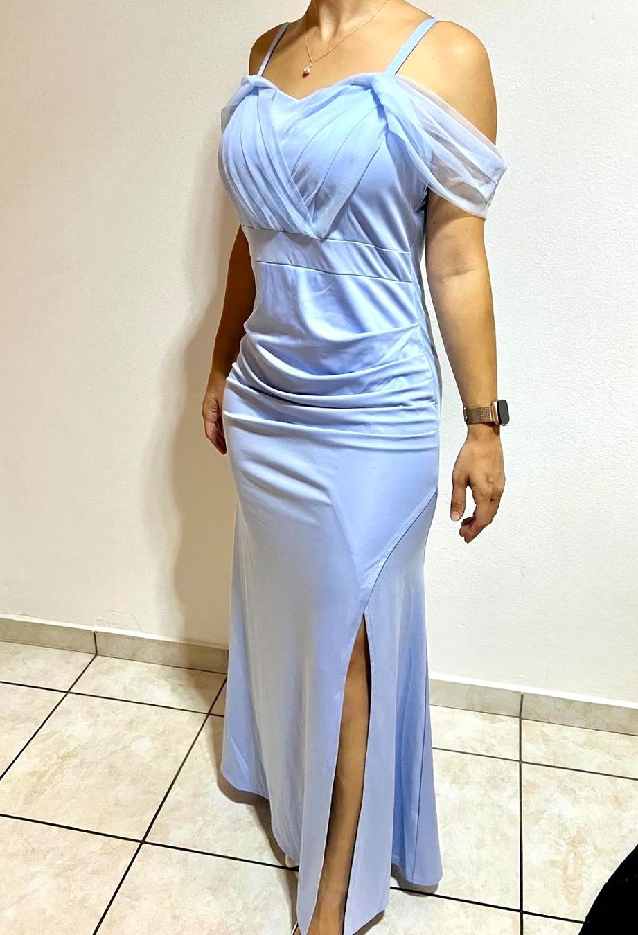 Vestiti: Hellblaues Abendkleid, Grösse M, neuwertig – Nuovo (secondo la descrizione) da Agno venduto da me_me_me