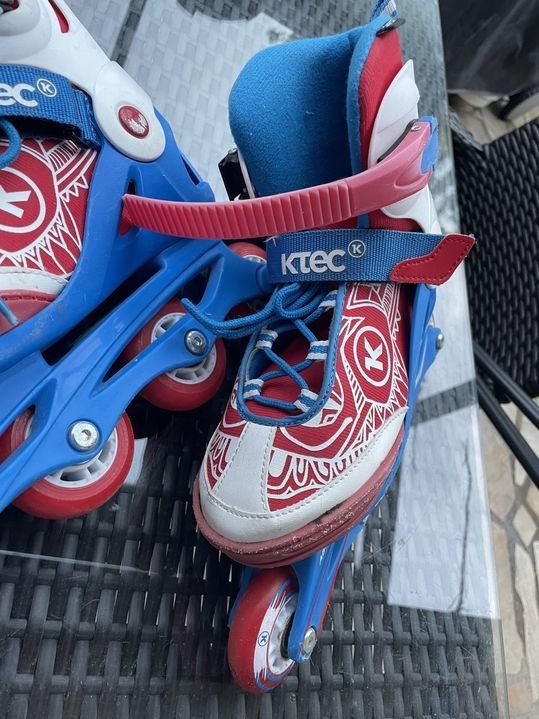Pattini in linea & Pattini a rotelle: Kinder Junge Rollerblade 32-35 Inlineskates – Usato da Bergdietikon venduto da antovale 1