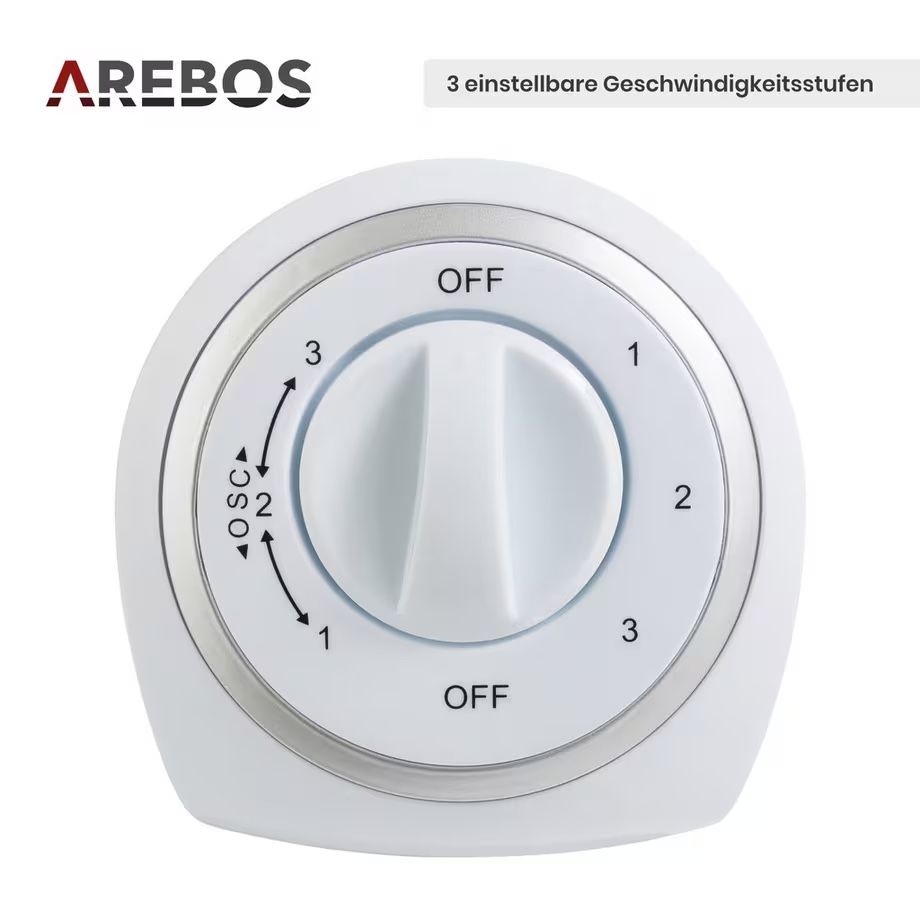 Ventilatori: AREBOS Turmventilator | 50 Watt | NEU – Nuovo (secondo la descrizione) da Nebikon venduto da warendiscount 7